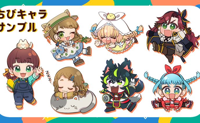 イラスト・漫画、live2dモデル