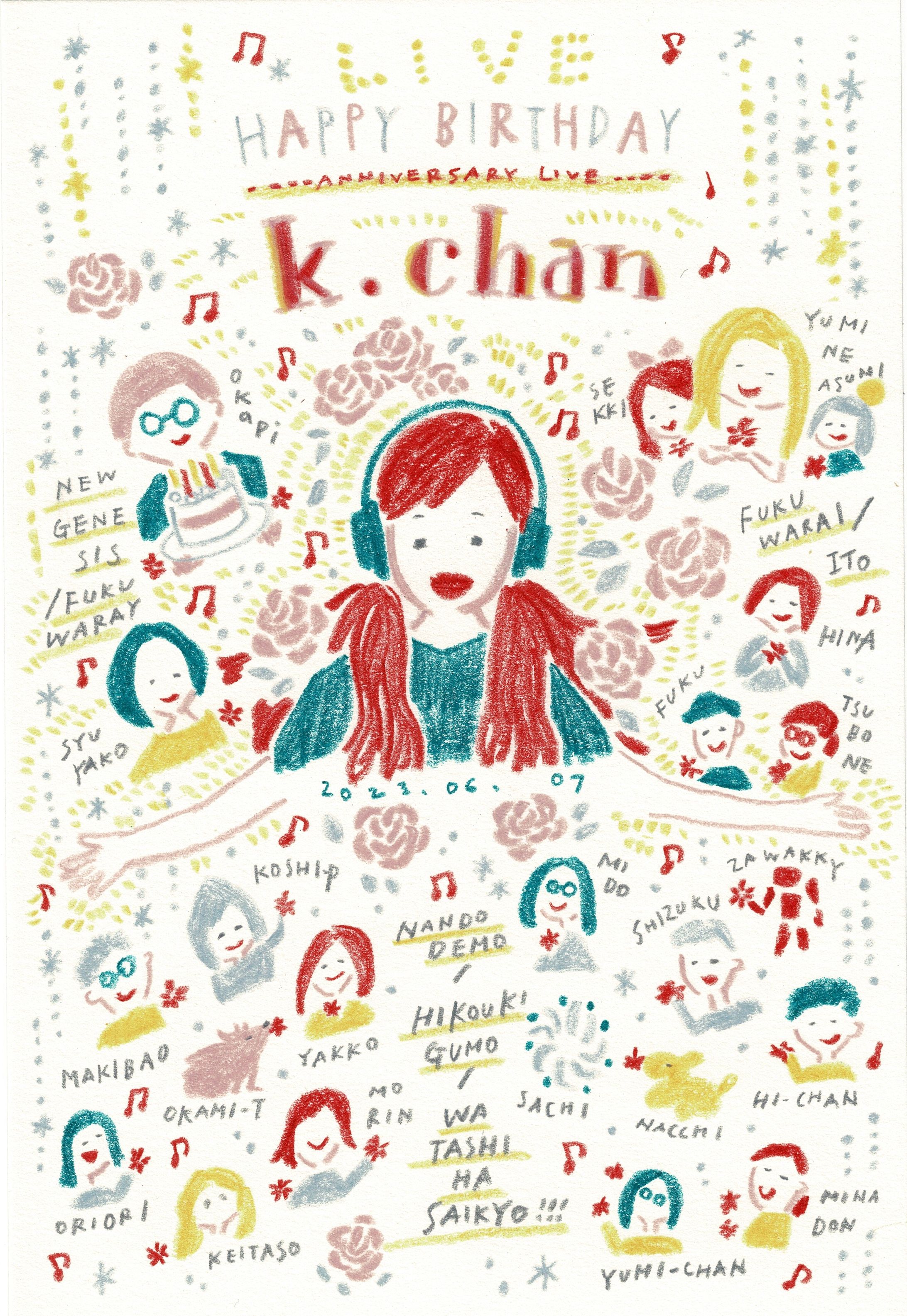 ポストカード【k-chan】6/7 BD LIVE-1