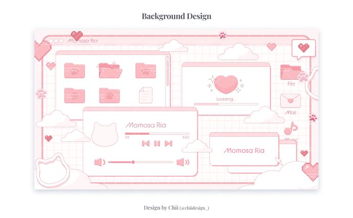Background Design / 桃砂りあ様