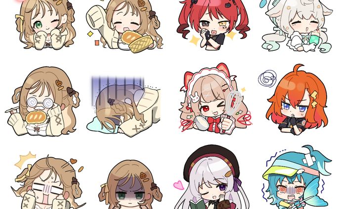 sd・漫画調、ショート