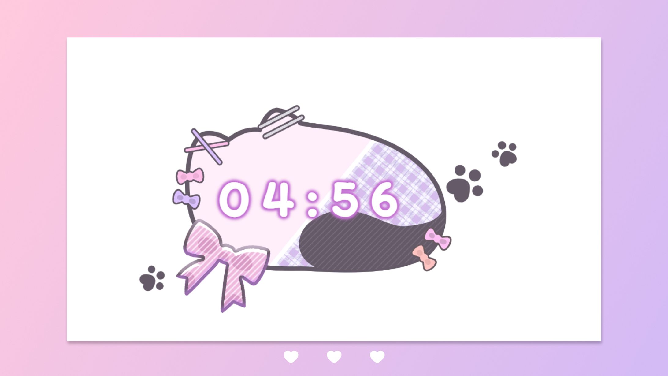 HTML Digital Clock / かぷや-1