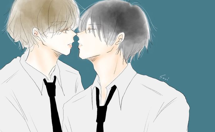 カケヒキ

‎⋆ ･‎⋆ ･‎⋆ ･‎⋆‎⋆ ･‎⋆ ･‎⋆ ･‎⋆‎⋆ ･‎⋆ ･
近頃は３投稿1セットを目標に
描いているのですが…
今回は迷う事なく描き上げる事が出来ました🥺
（大抵3枚目でつまずくので
３投稿目はすごく間が空いてしまうのです…🌀）

ちょっと照れもあり（小心者）
コメント閉じてすみません…

♡やリアクション、保存やメッセージまで…
ほくほく暖かい気持ちになりました♡

見て下さり有難うございます𓈒◌

#駆け引き
#ネクタイ男子 
#kiss #キスシーン 
#シンプルイラスト 
#男子イラスト 
#創作イラスト
#男の子イラスト 
#創作男子 
#創作男子イラスト 
#絵描きさんと繋がりたい 
#イラスト好きな人と繋がりたい 
#漫画好きな人と繋がりたい 
#創作bl #同性愛 
#フォローしてくれたら嬉しいです 
#軽美術部 
#軽美術部のみんなでフォローし合おう 
#cjのろりに絵を見てほしい 
#illustration #插图 
#anipiccom #イラスト 
#anipraillustration 
#creatorsfile 

@keivi.jp
@creatorsfile 
@anipraillustration