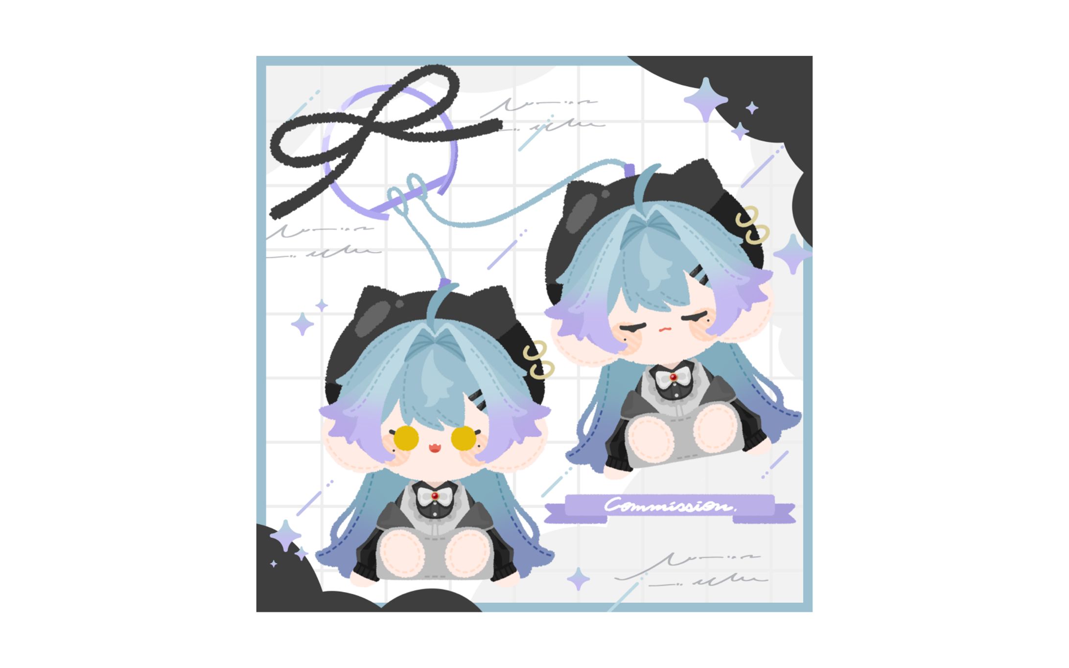 ぬいぐるみ風イラスト#2-1