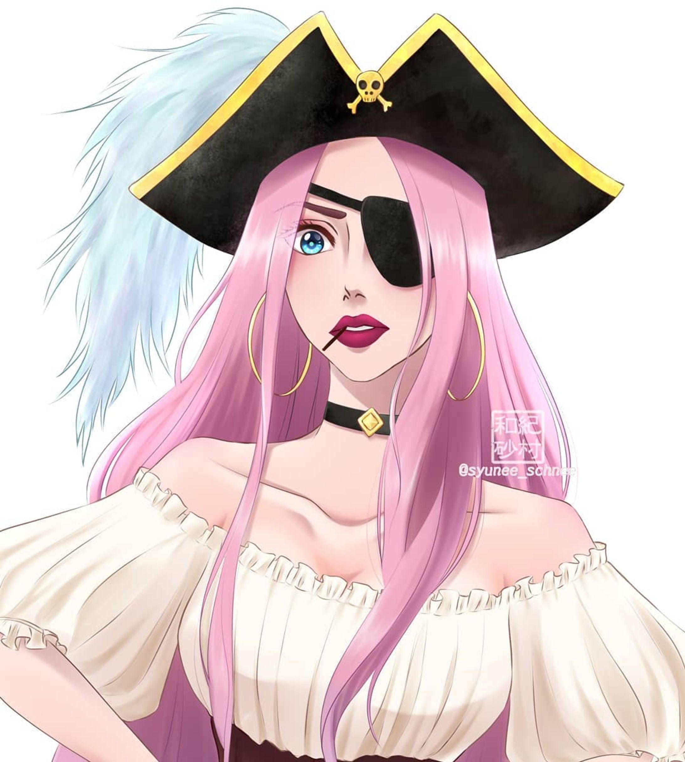 イラストに一目惚れして描いてみました✨久しぶりにカッコいい感じにするために目を少し変えてみました。
オリジナルはこちら→ @artofmaxinevee

#maxineveeredraw #drawthisinyourstyle #drawthisinyourstylechallenge #illustration #digitalillustration #digitalart #digitaldrawing #clipstudiopaint #beauty #pirategirl #girl #pirate-1