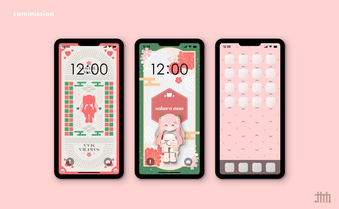 vtuber、スマホ壁紙