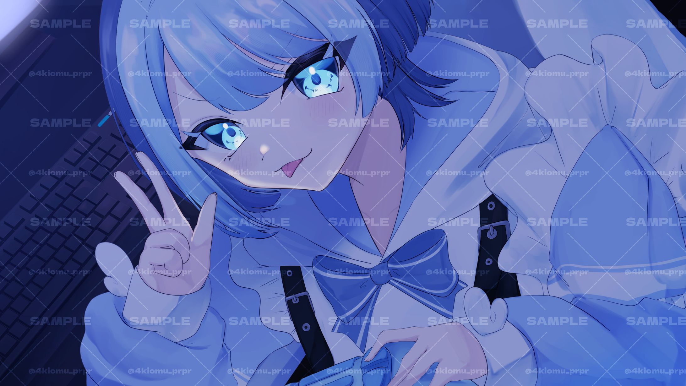 【実績】夏凪ルチア様　2周年記念イラスト-1