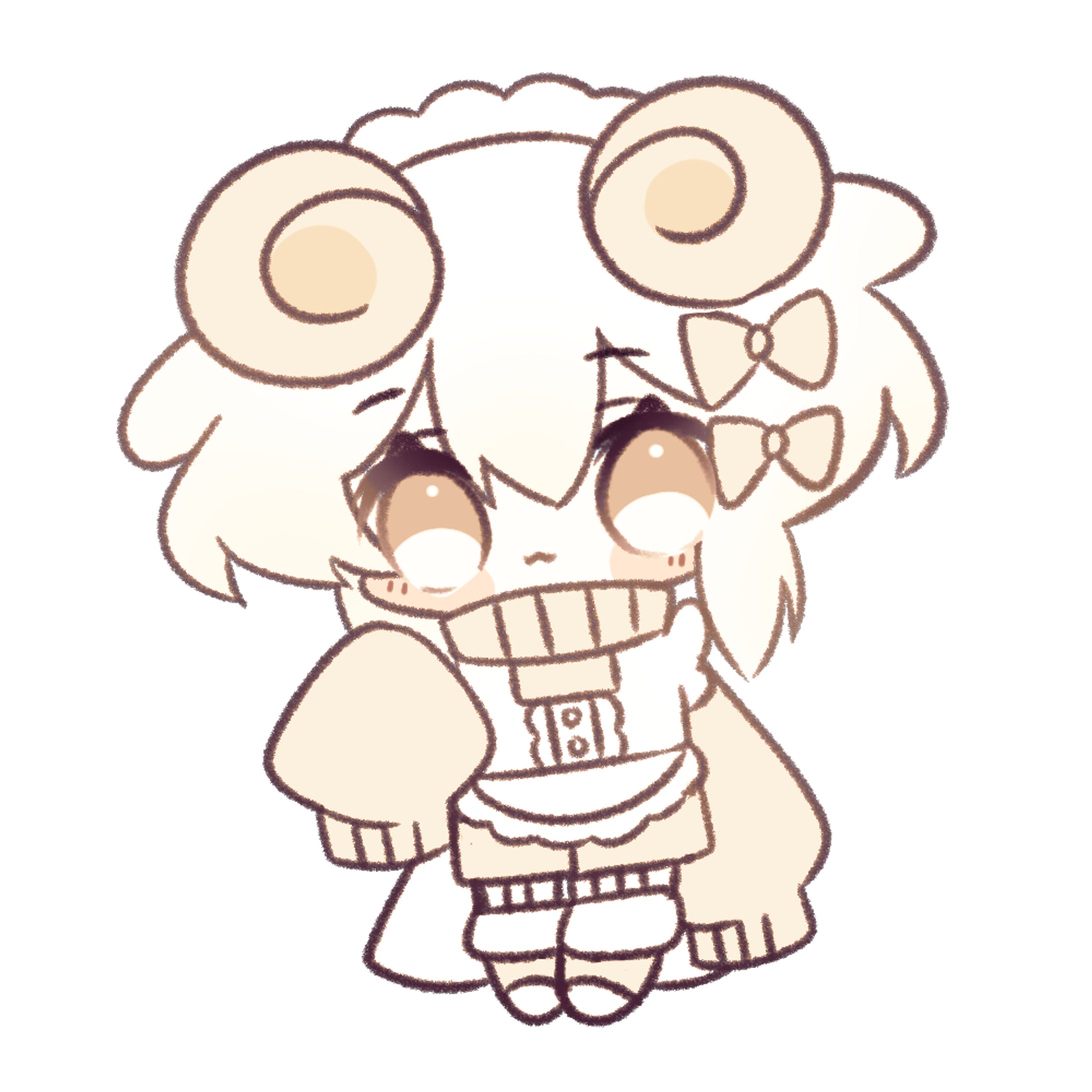 SDキャラ　女の子-1