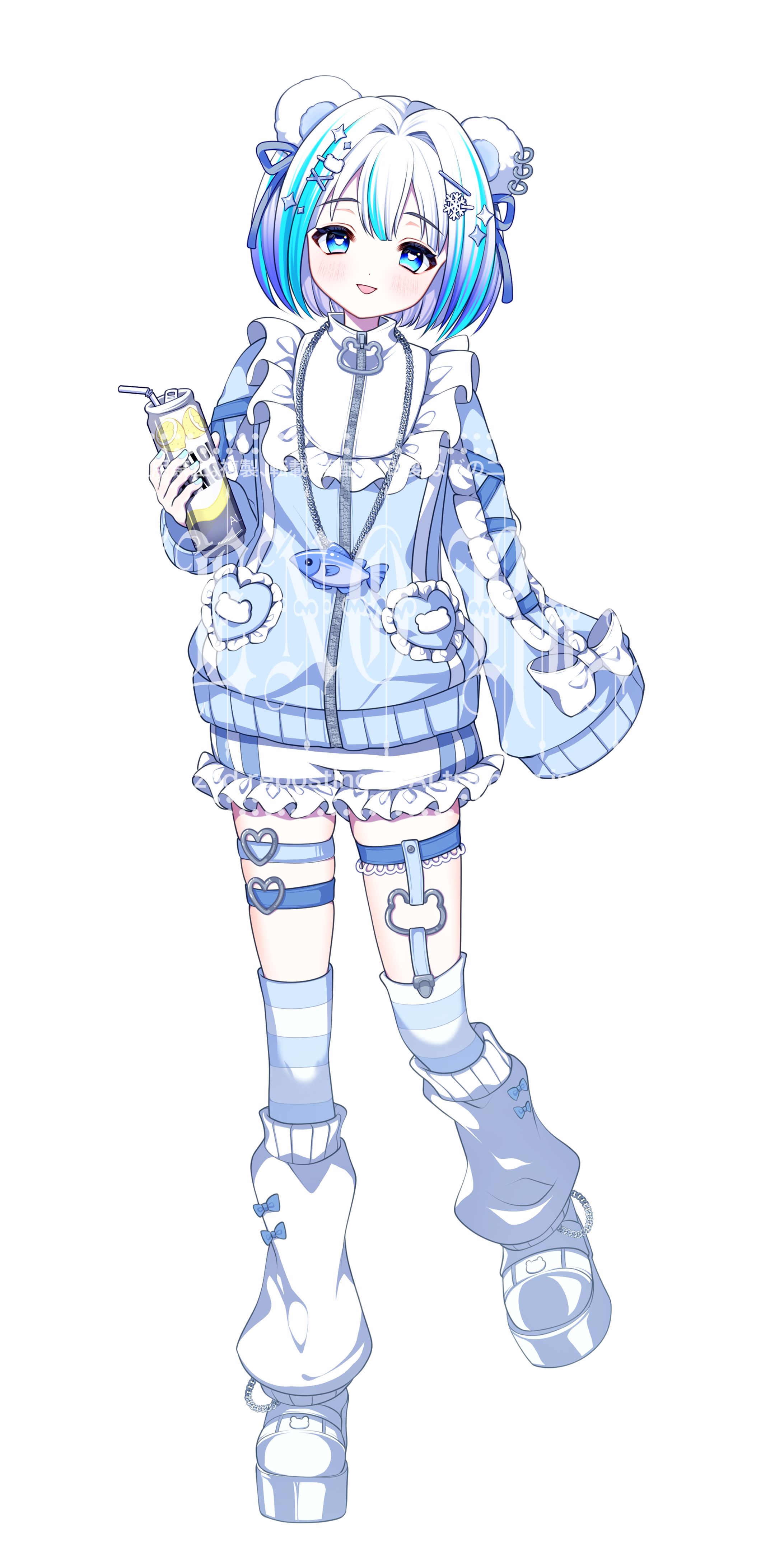 MIXTURE BOX 研修生 白熊ましろ様 IRIAM配信用立ち絵 2026-1