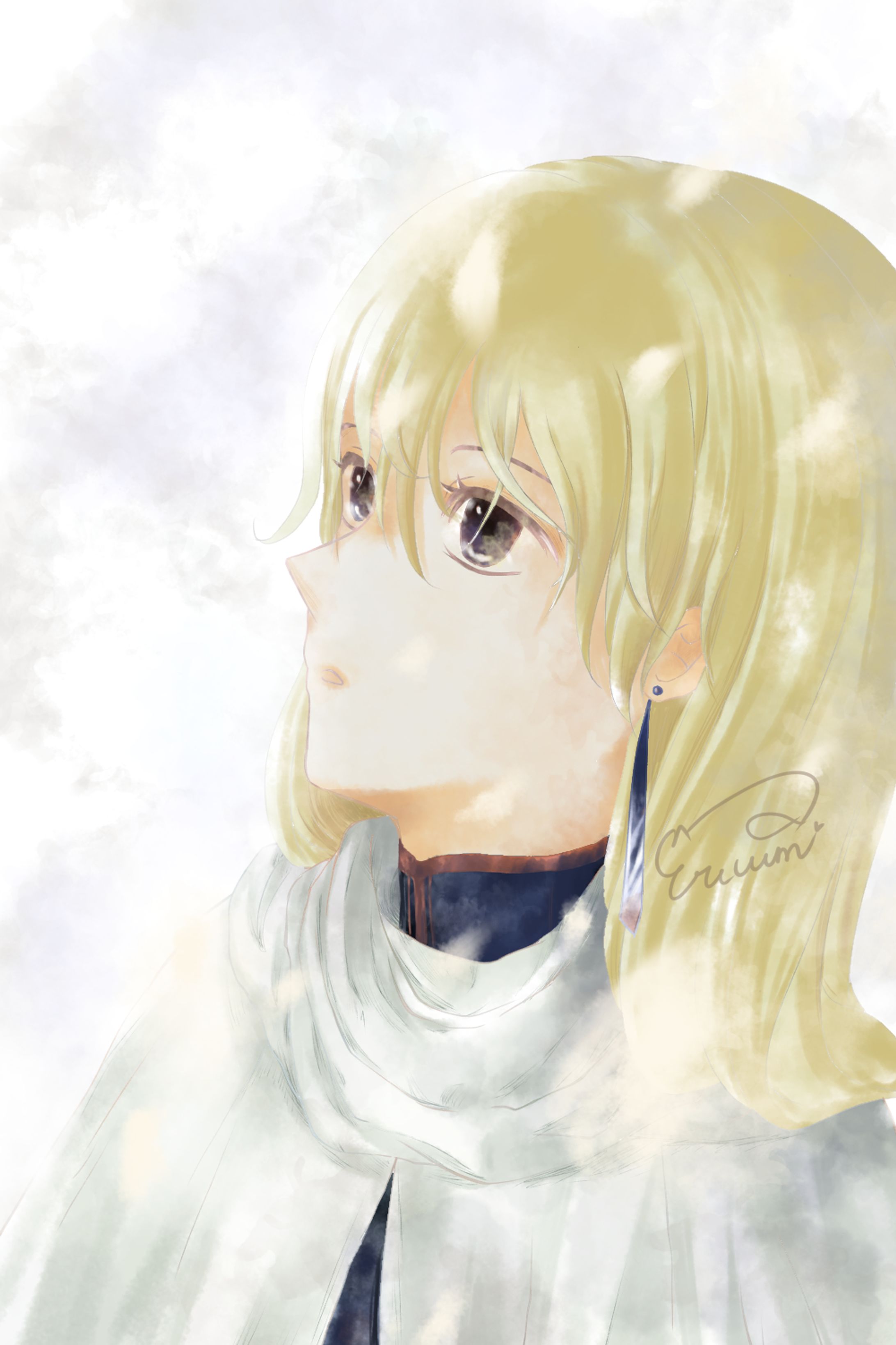 雪の道中-1