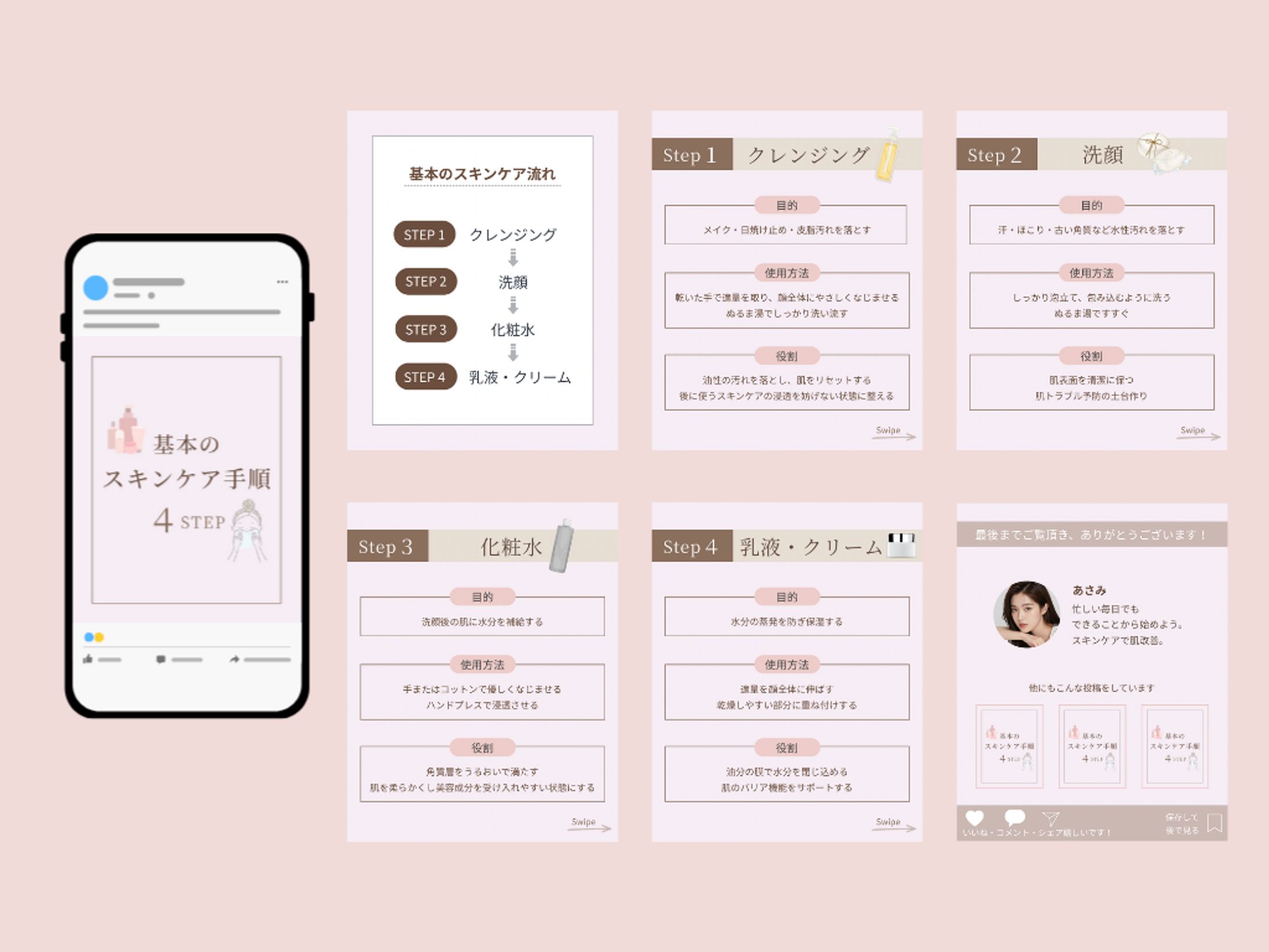 【美容】スキンケア手順-1