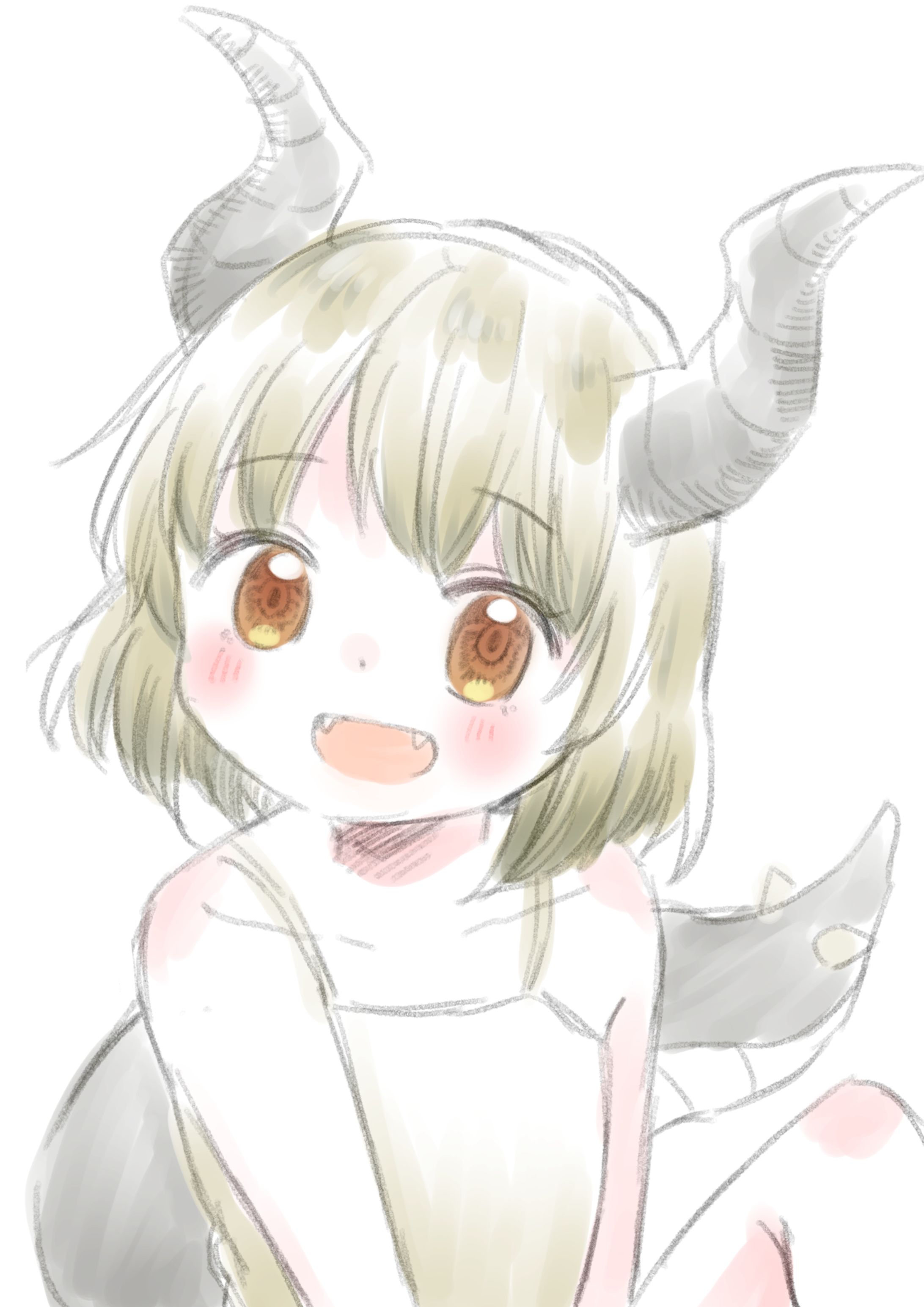ドラゴンの子ども(ラフ)-1