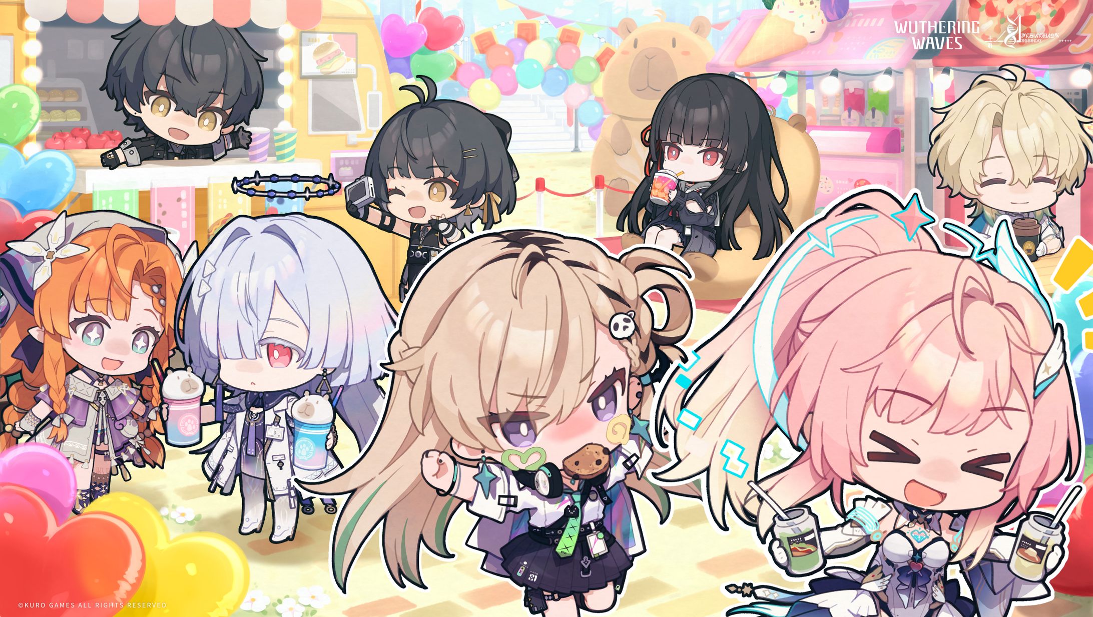 『鳴潮』NYオフラインイベントちびキャラKVイラスト-1