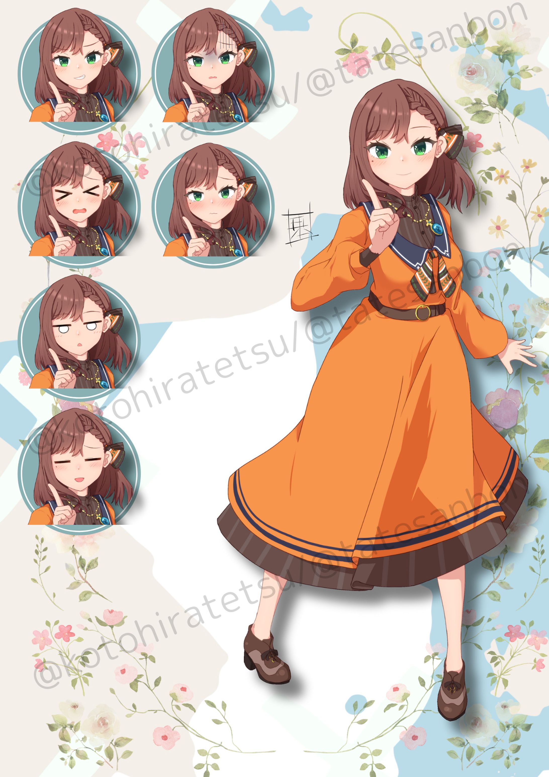 Vtuberさん立ち絵素材-1