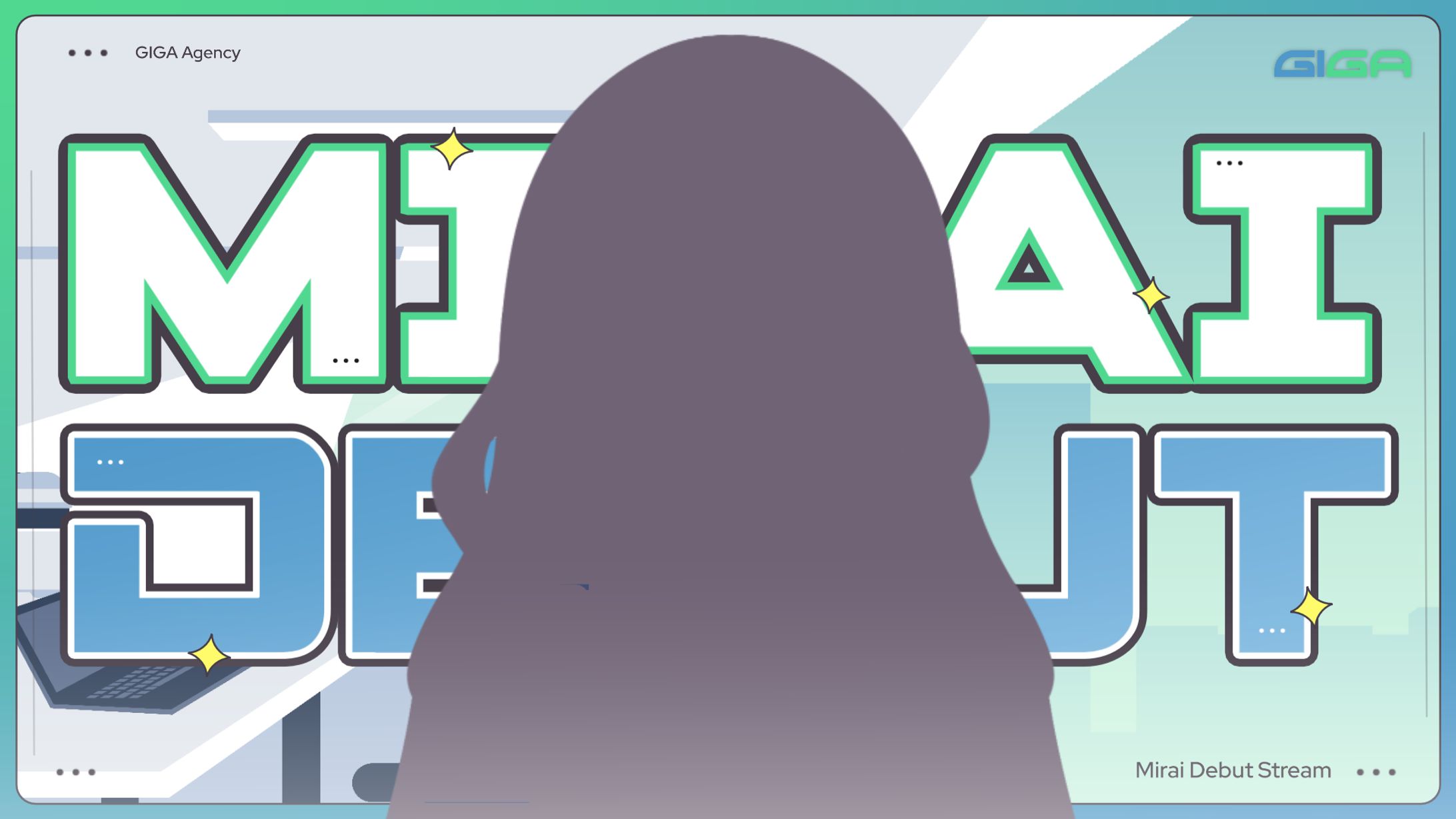 [Thumbnail YT] Debut Stream Mirai-1