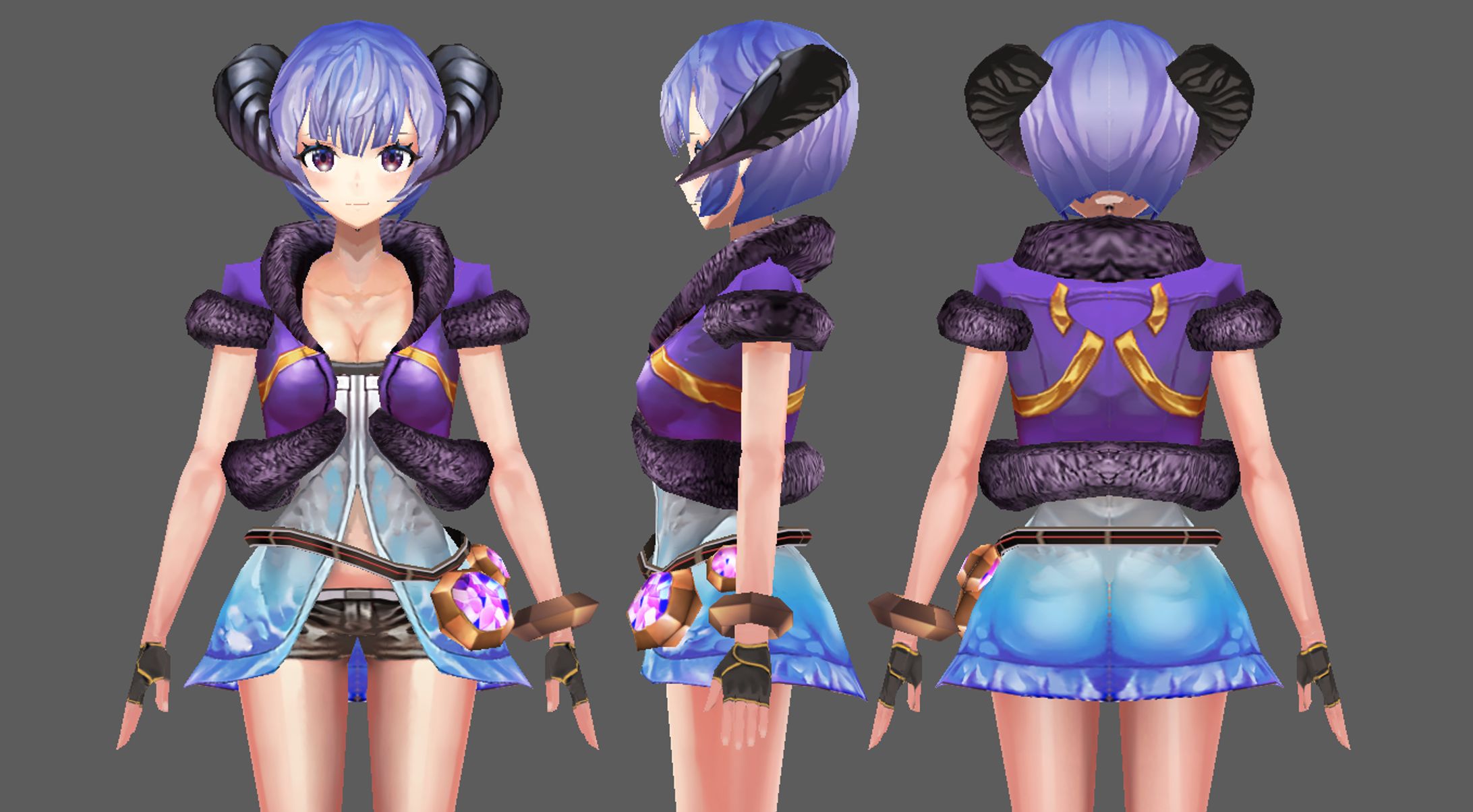 ３Dキャラモデル習作003-1