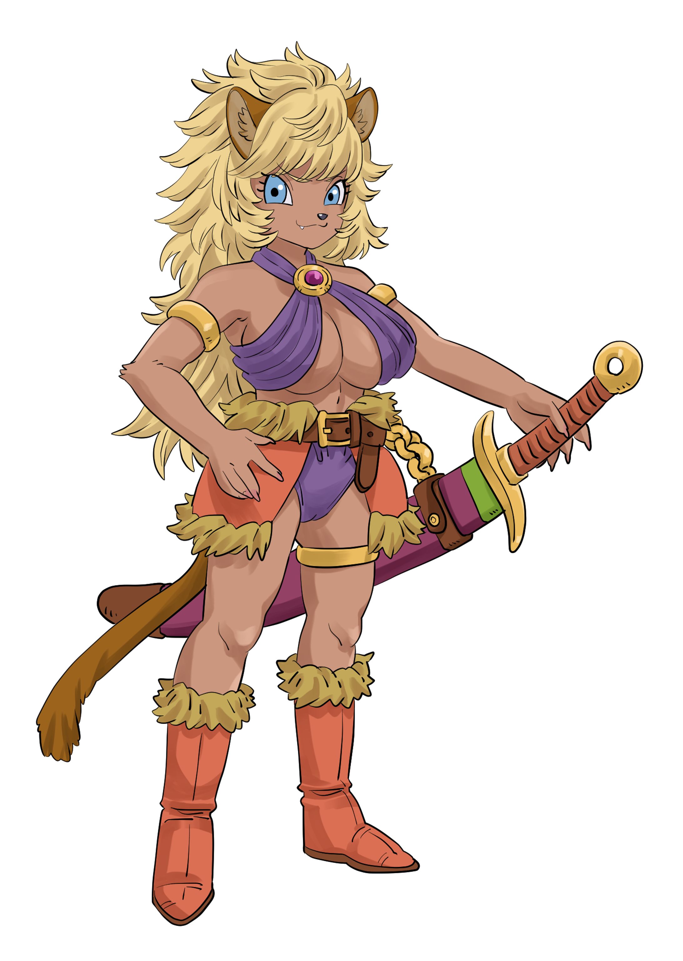 獣人女戦士-1