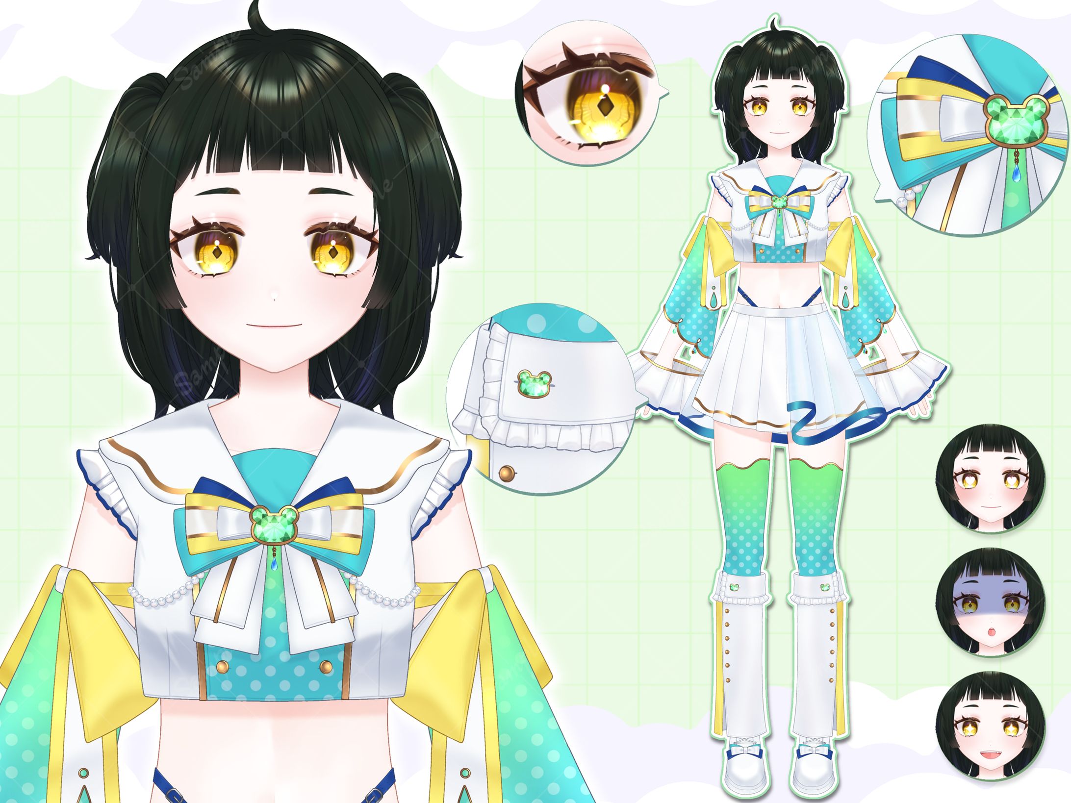 飴里雨莉様　Live2Dモデル-1