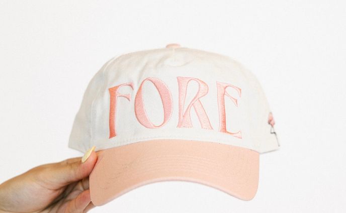 Fore Hat - White/Pink　￥12.300（税込）