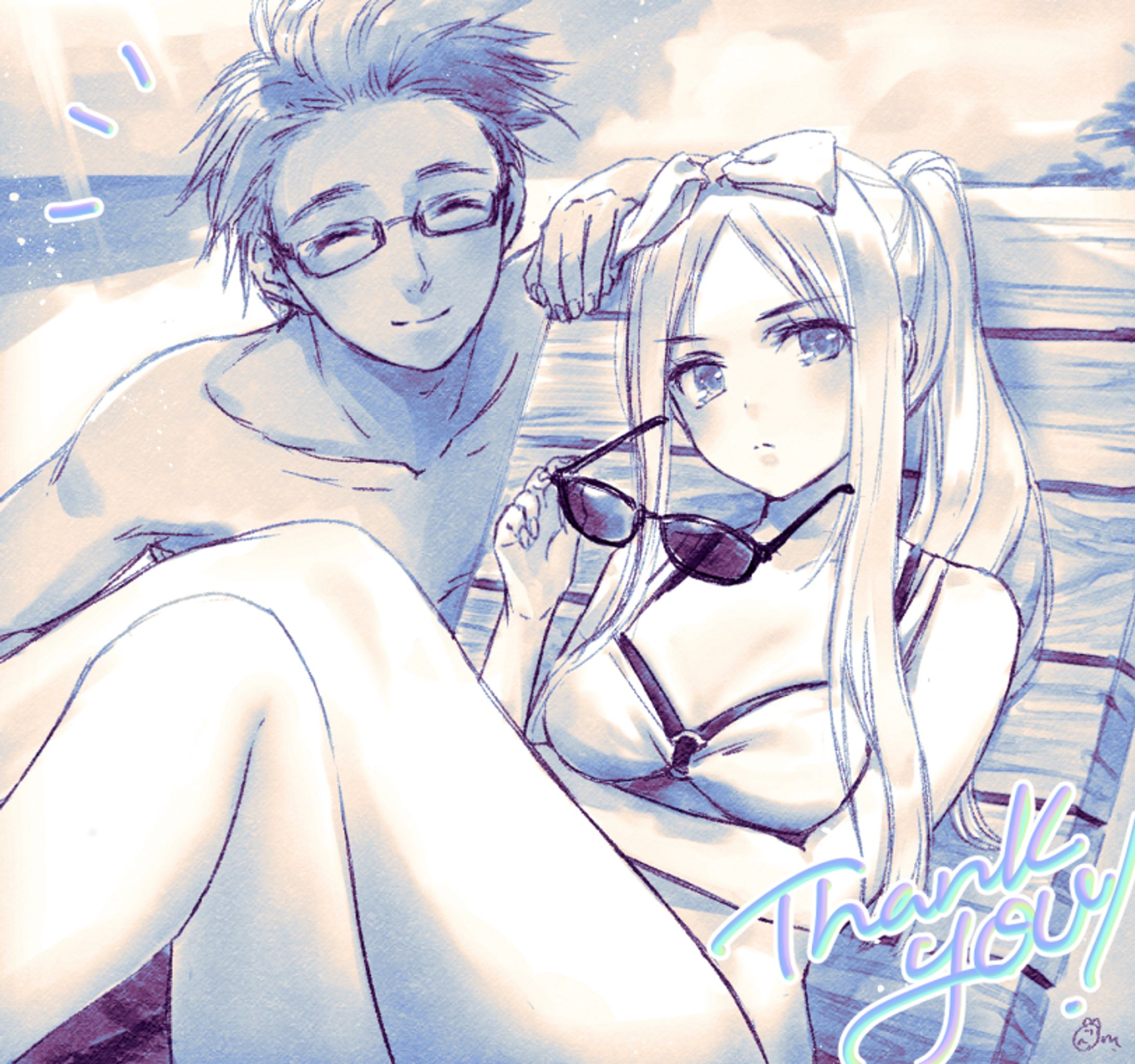 二次創作イラスト-1