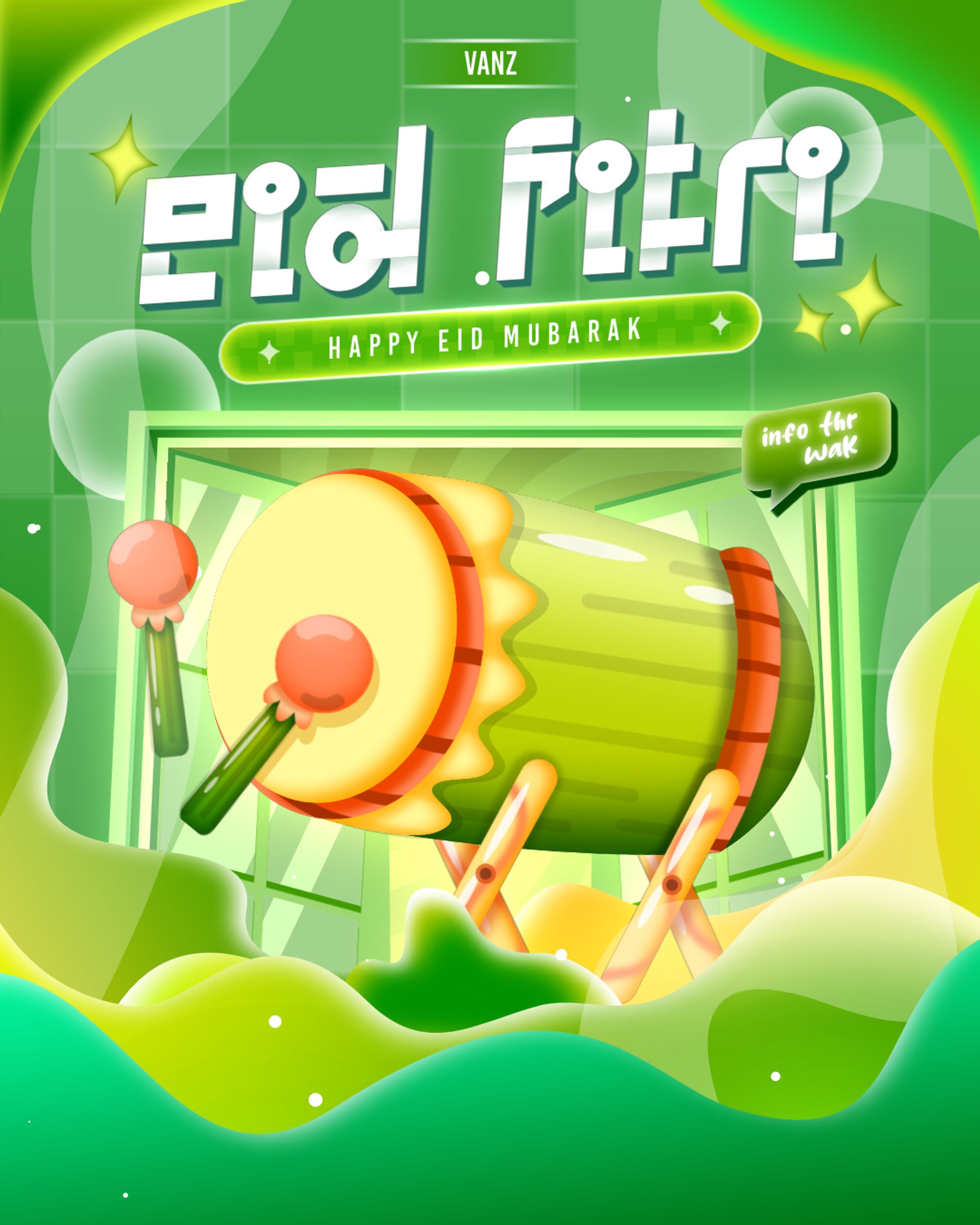 [ Iilustration Poster ] Eid fitri-1