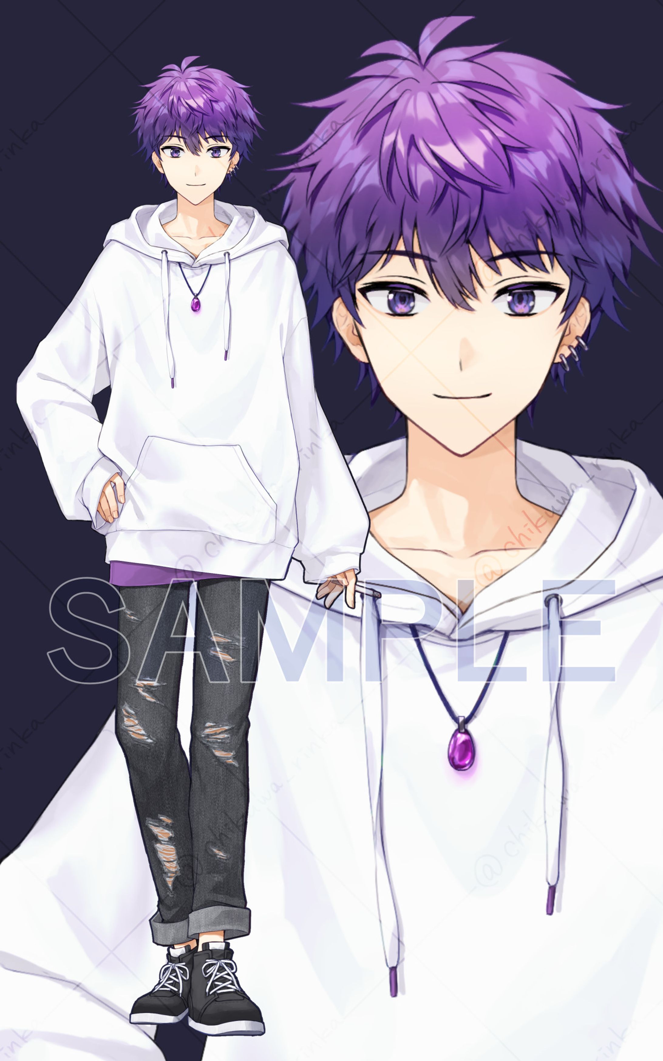 ライブナウV所属 しゅん。様立ち絵-1