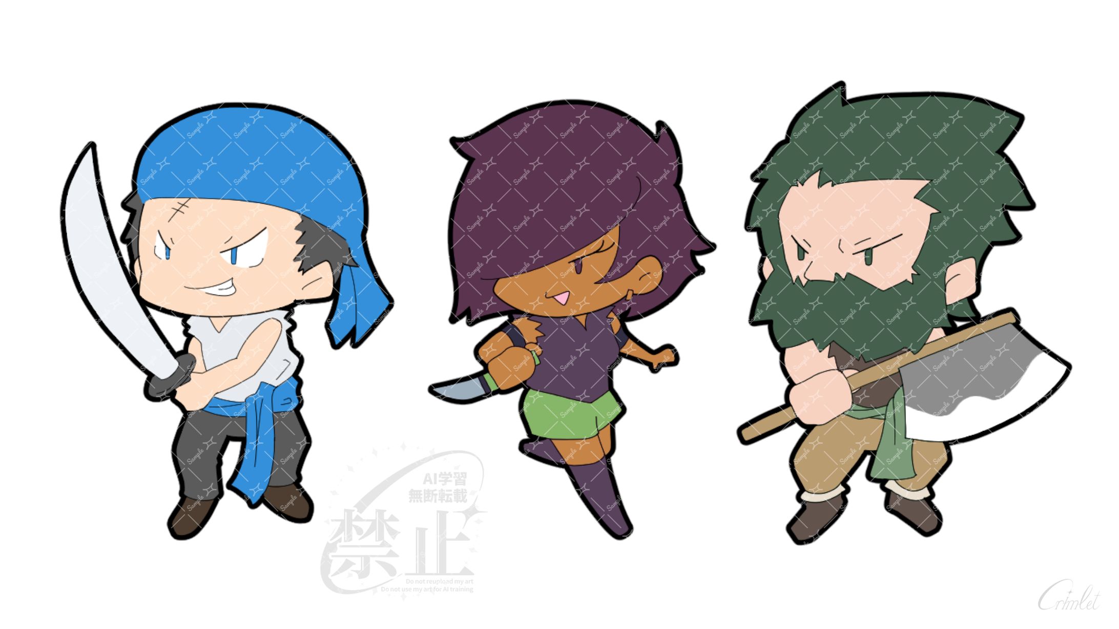 子どもと遊ぶTRPG　キャラクター-1