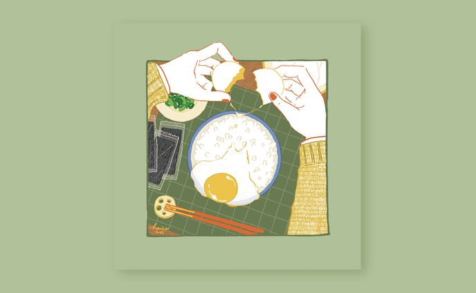 【自主制作】卵かけご飯の悲劇