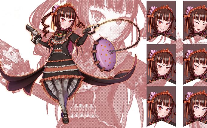 【コミッション】キャラデザ【立ち絵・デザイン】