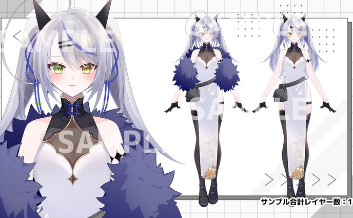 オリジナルキャラクター　Live2D