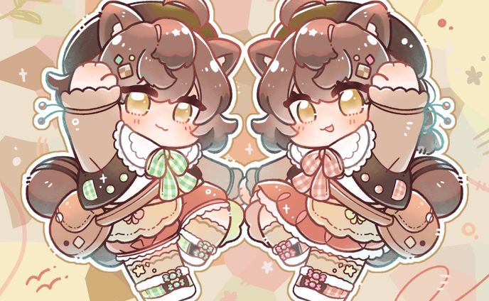 創作‪🎣‬かぷり ちーの /全身イラスト