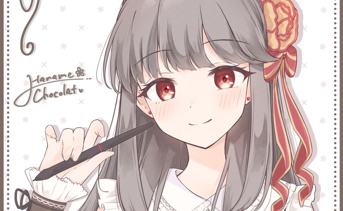 バストアップイラスト