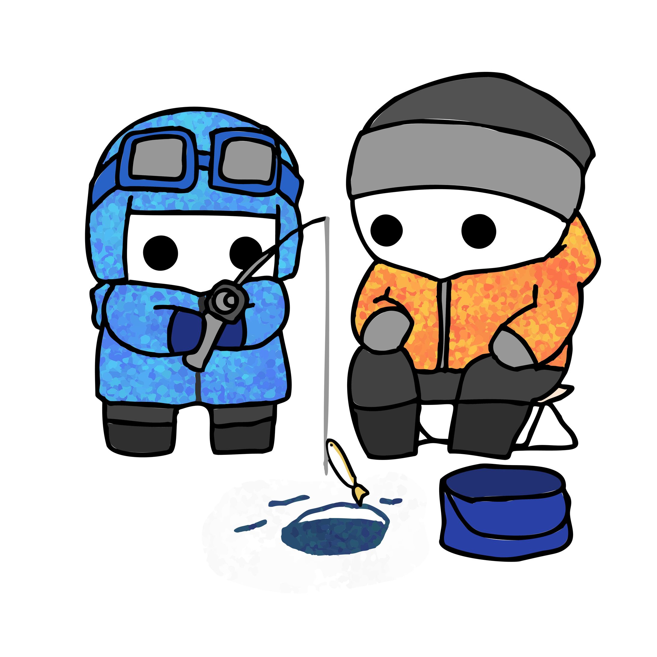 ワカサギ釣り-1