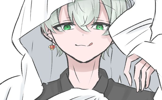 【創作】等身胸上イラスト