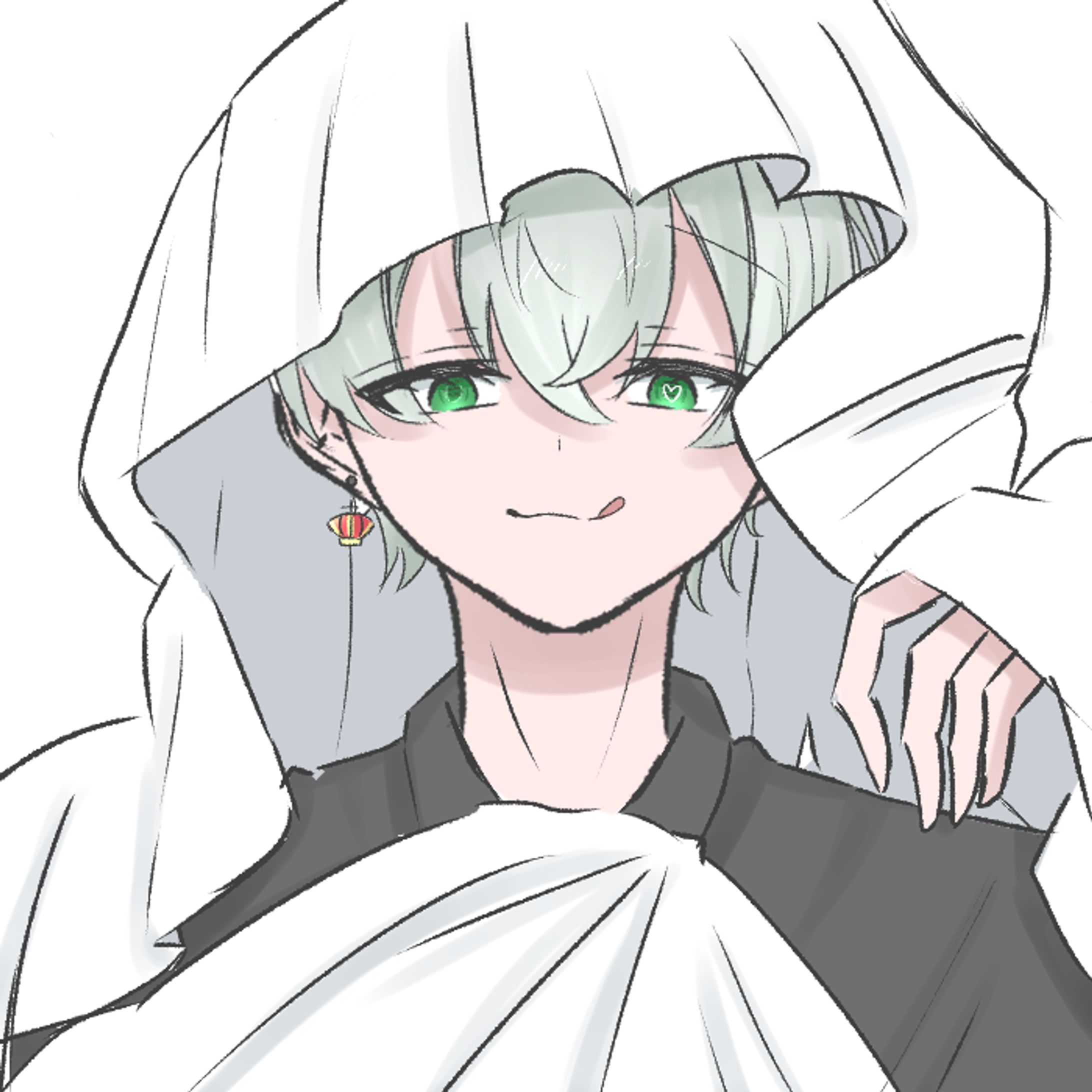 【創作】等身胸上イラスト-1