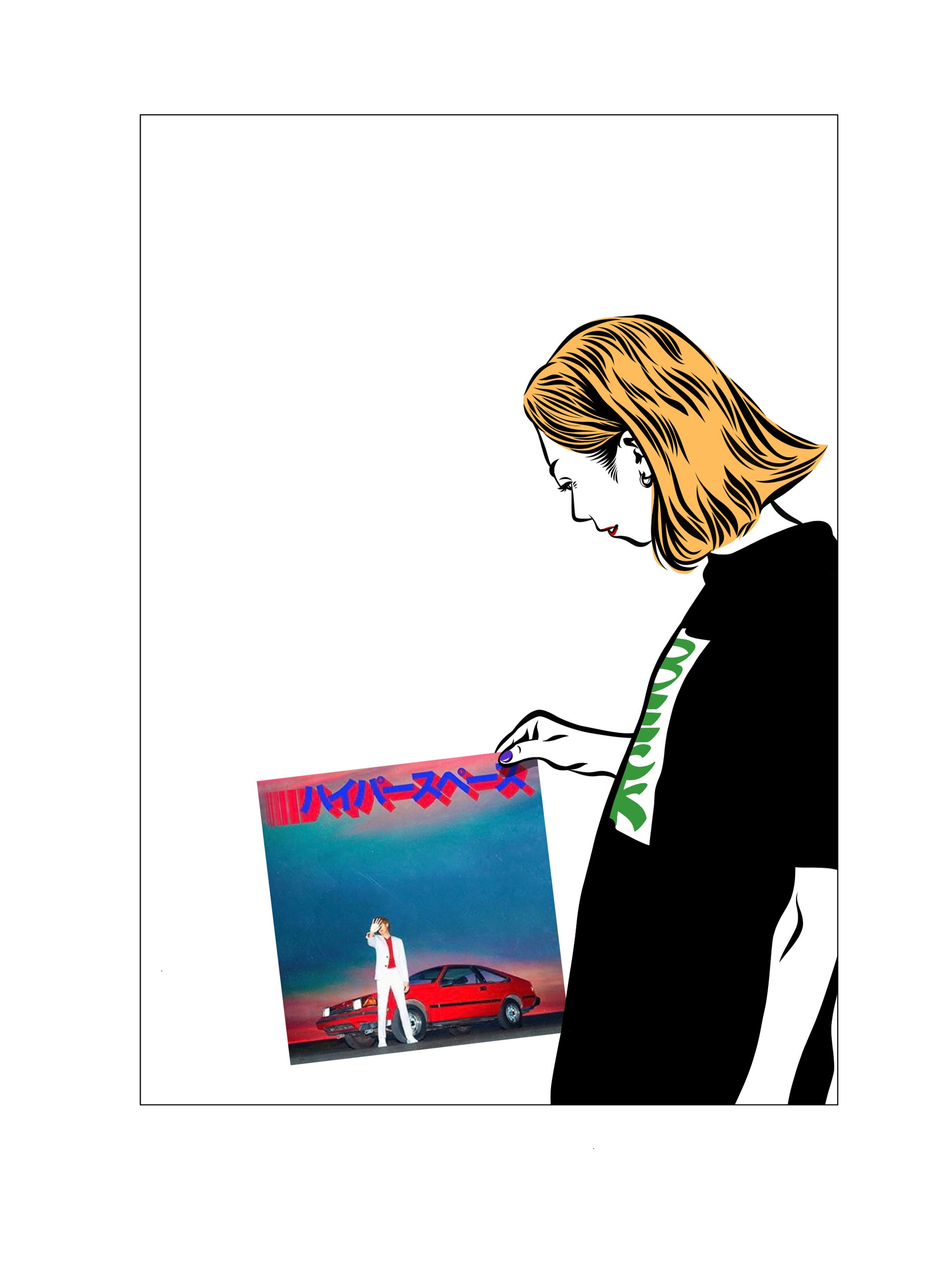 Rock Girl Listen to BECK-1