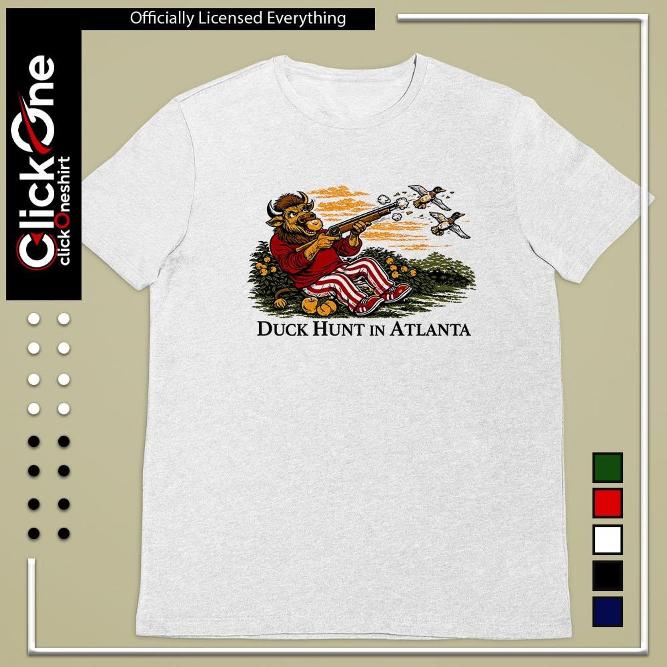 Hoosiers Indiana – Duck Hunt in Atlanta Mascot Shirt-1