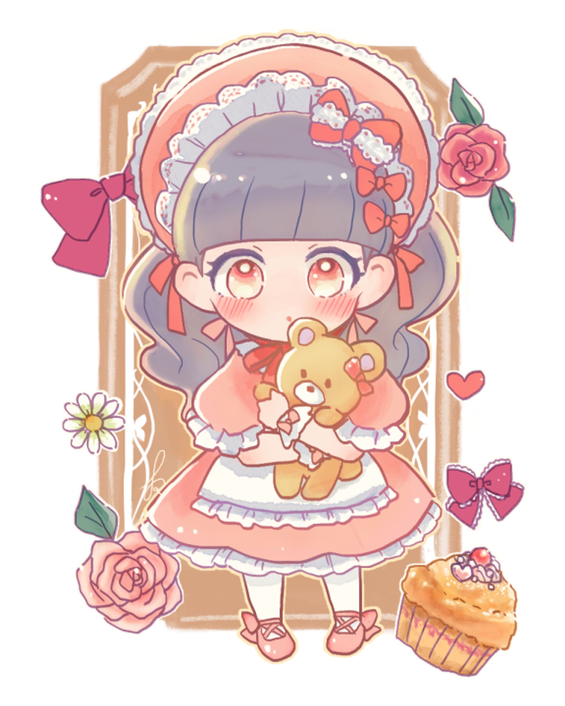 【テーマ作品】ミニキャライラスト-1