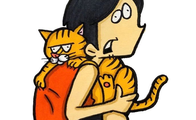 抱っこ。
#drawing  #illustration #art #artwork #cat #cartoon #イラスト #落書き #イラストレーター #絵 #アート #猫 #猫イラスト #茶トラ #茶トラ女子部 #カートゥーン