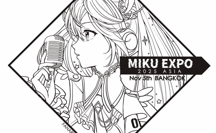 【グッズ】MIKUEXPO2025 ステッカーデザイン