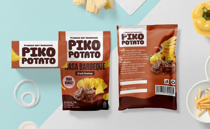 Mockup Snack Piko Potato