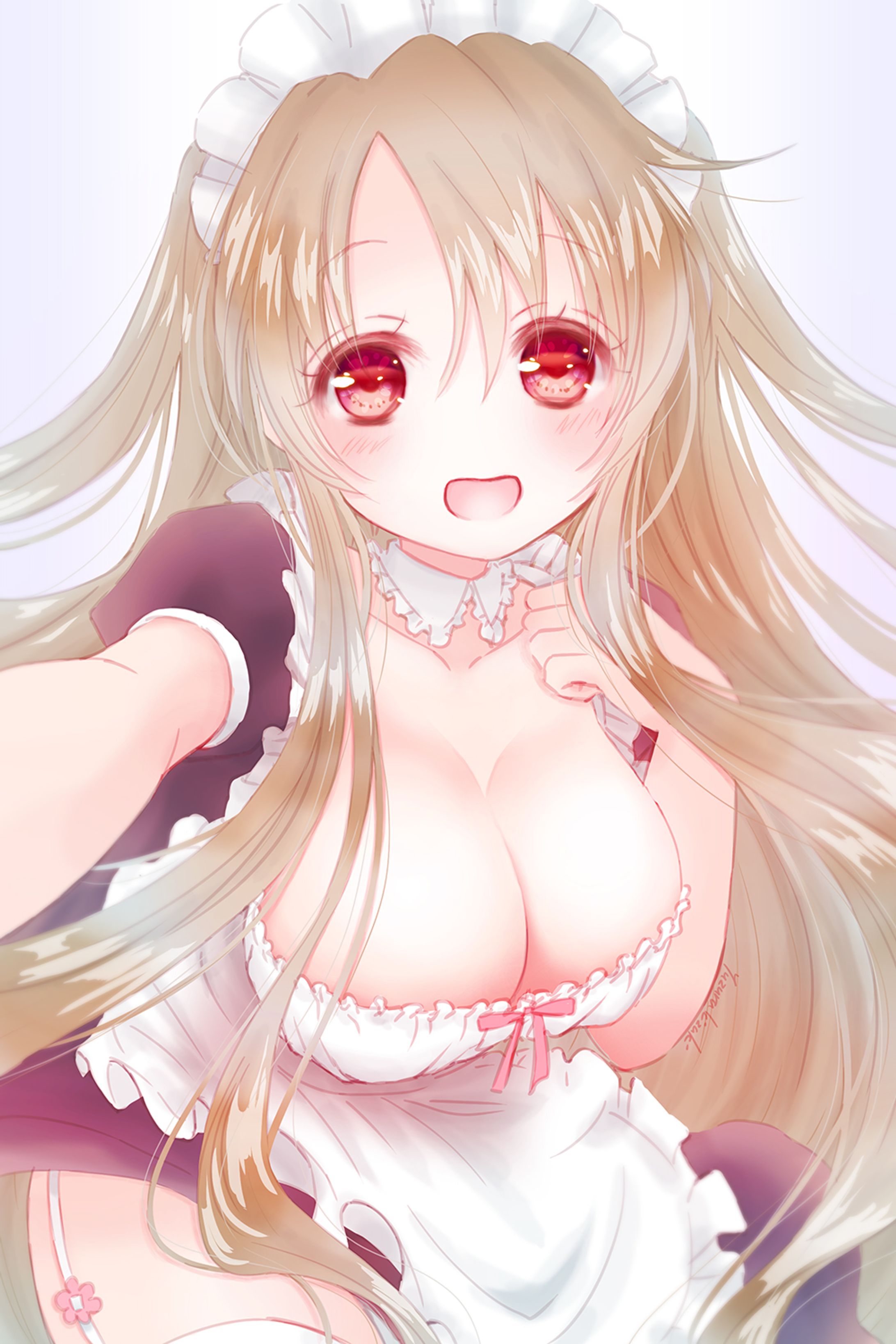 オリジナルメイドさんの自撮り-1