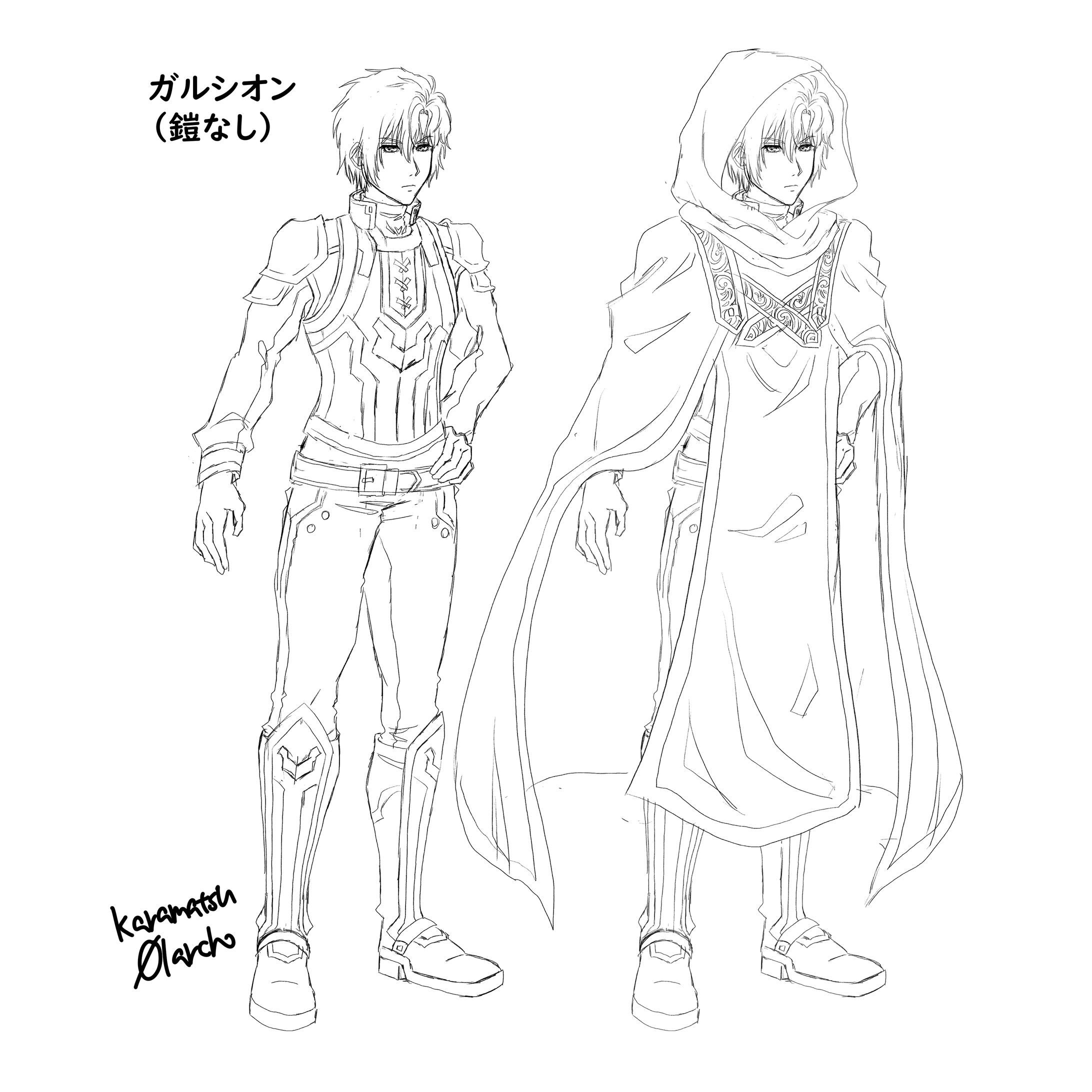有償ご依頼キャラデザ　ヒーロー-1