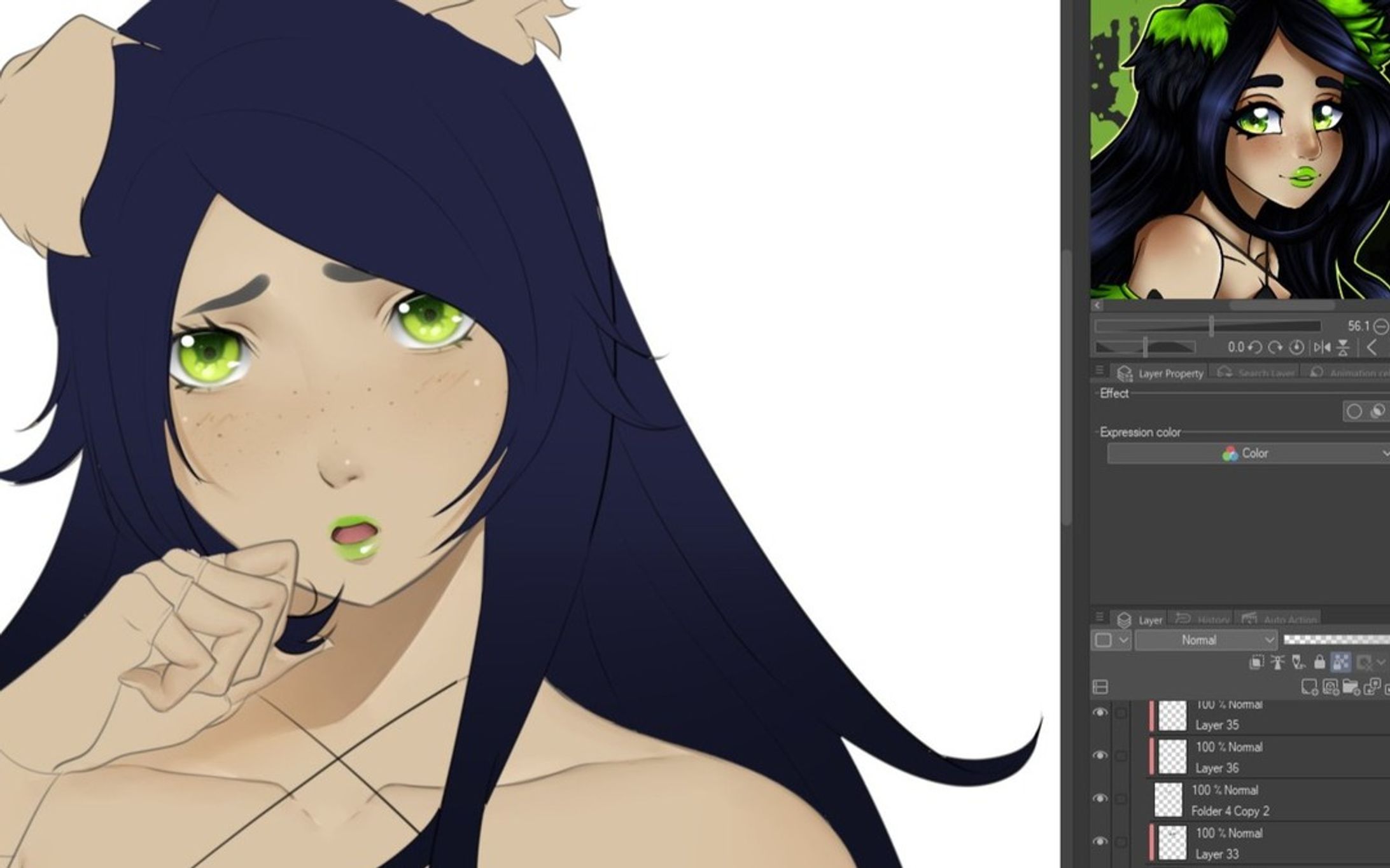 i never was confident #drawing women, but i must admit i like where this #commission is going.

#anime #manga #kemonomimi #wip-1