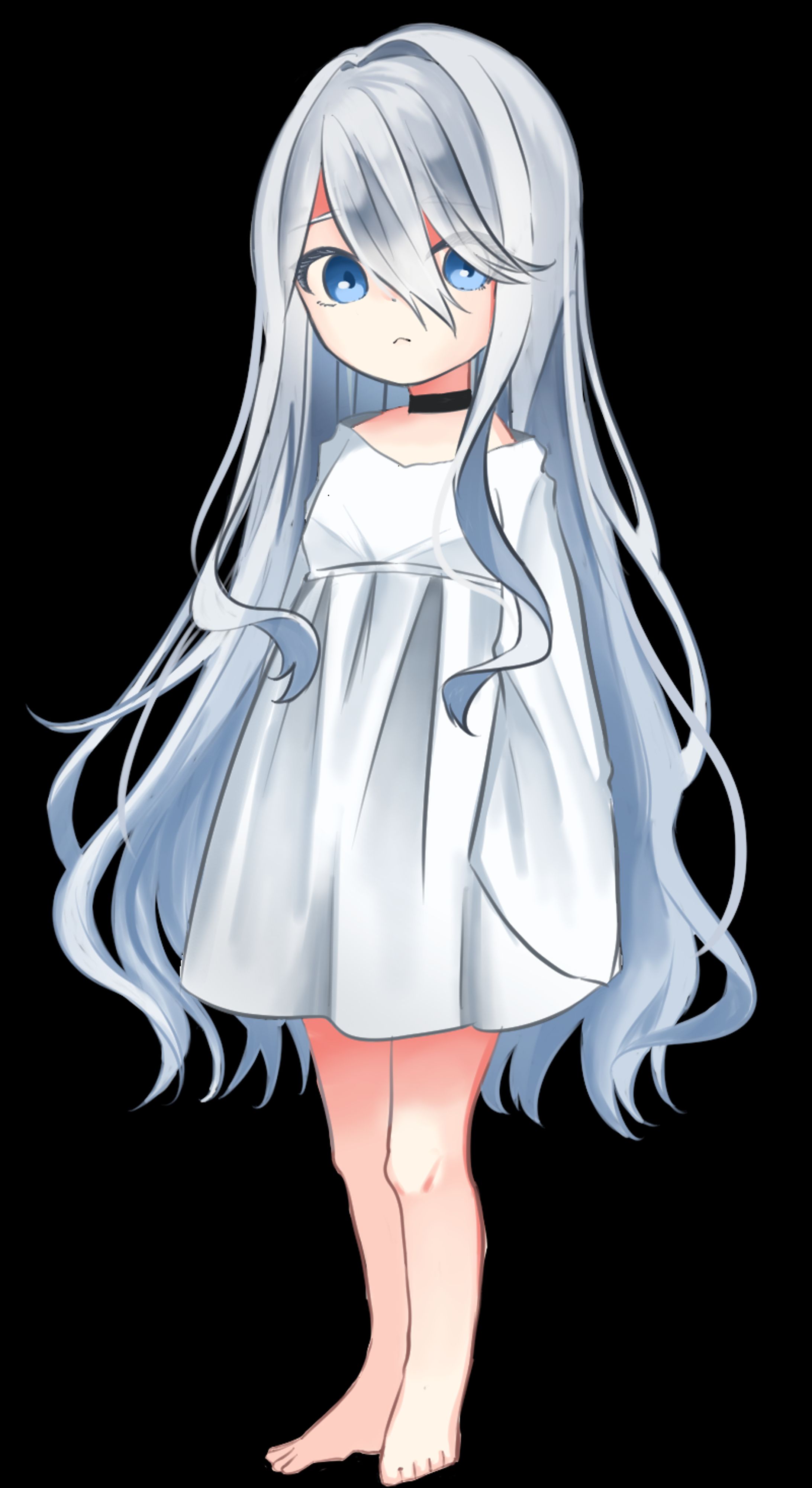 創作1枚絵立ち絵　少女-1