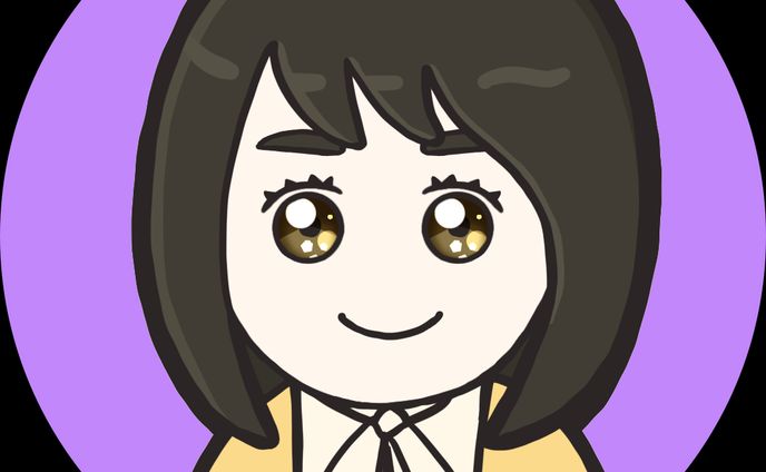 【アイコン】紫×黄色はかわいいです。