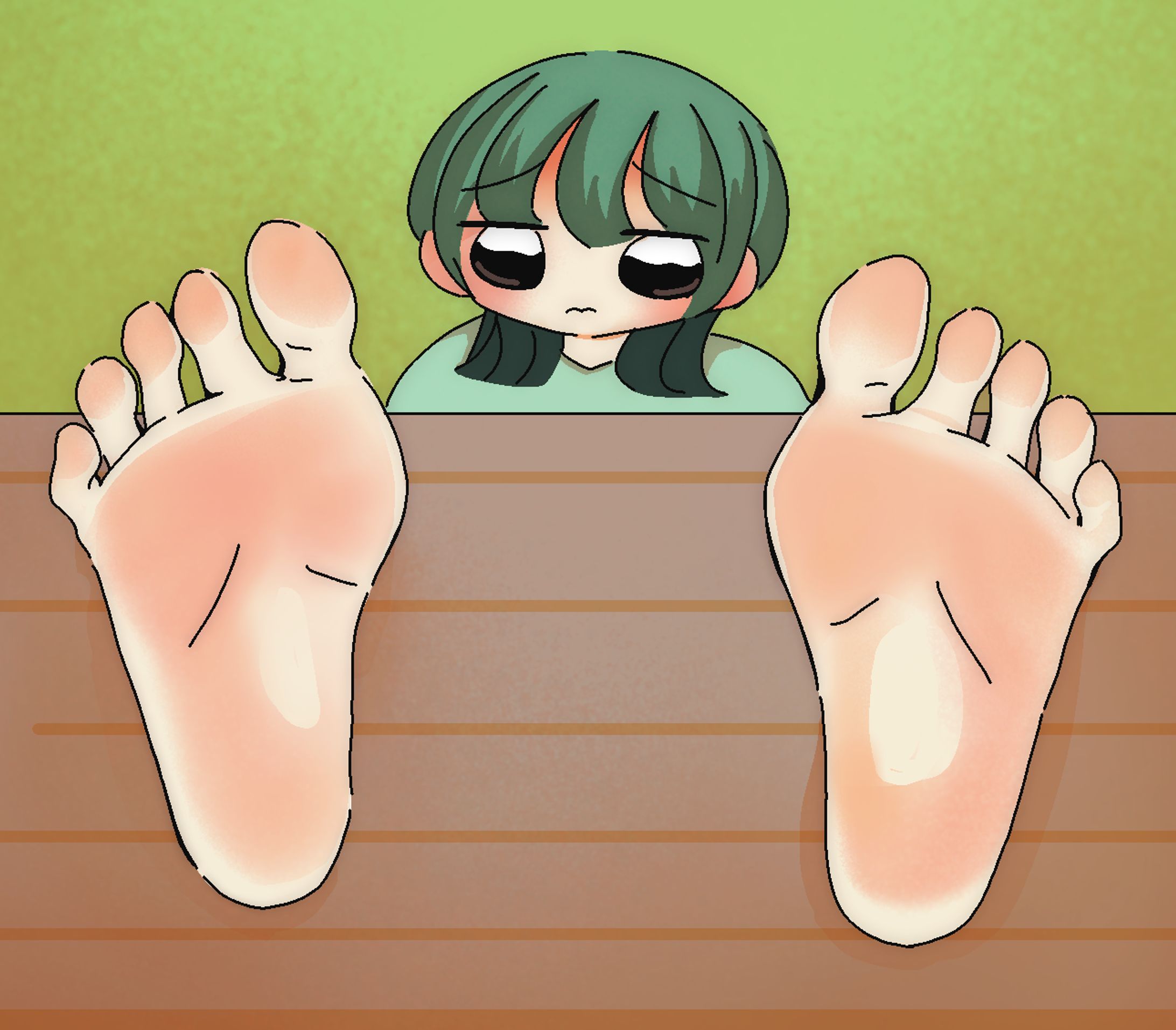【Commission】足裏メイン（軽い拘束表現）｜詳細指定あり-1