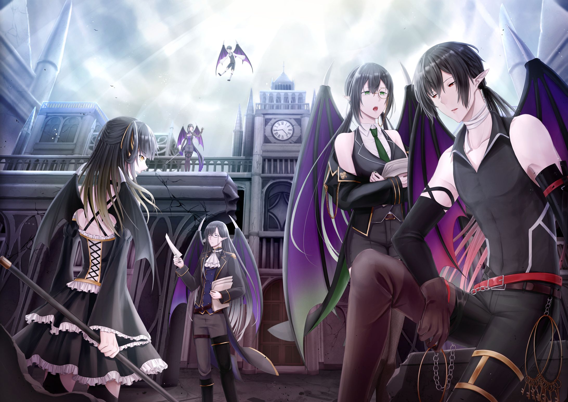 集合イラスト-1