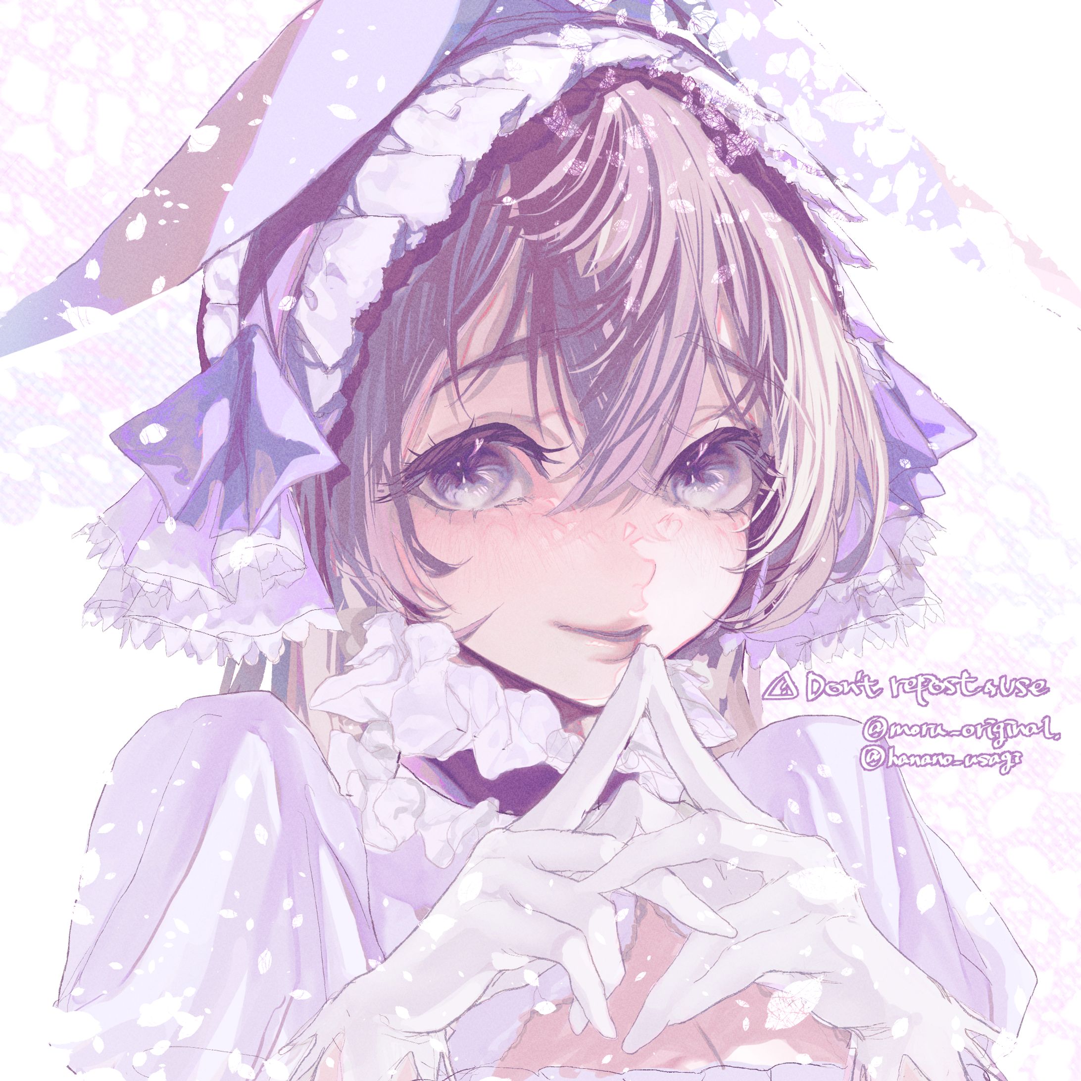 ライバー「花乃うさぎ」グッズイラスト-1