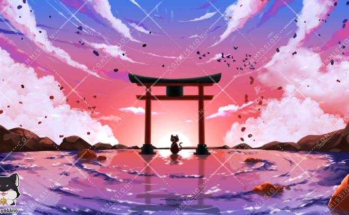 anime、background
