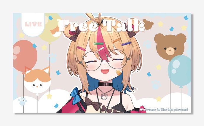 雑談サムネイル　model：ごんまる。様